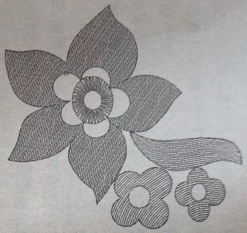 電腦繡花針法之(zhī)他(tā)他(tā)米針介紹