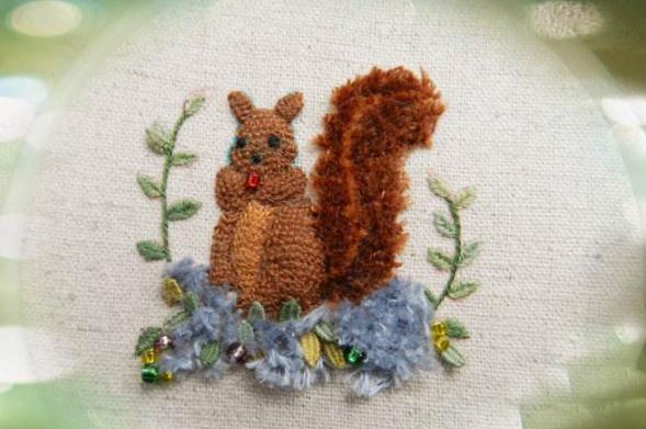 立體繡成爲(wéi / wèi)流行刺繡工藝