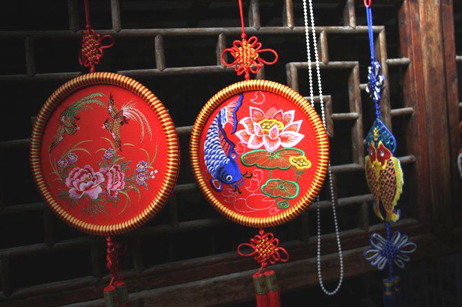 古老的(de)魅力：土家刺繡