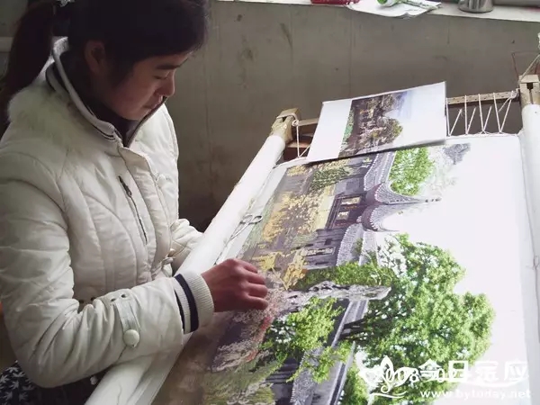 魯垛亂針繡你了(le／liǎo)解有幾分