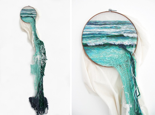 那些打破局限性的(de)奇妙創意刺繡作品