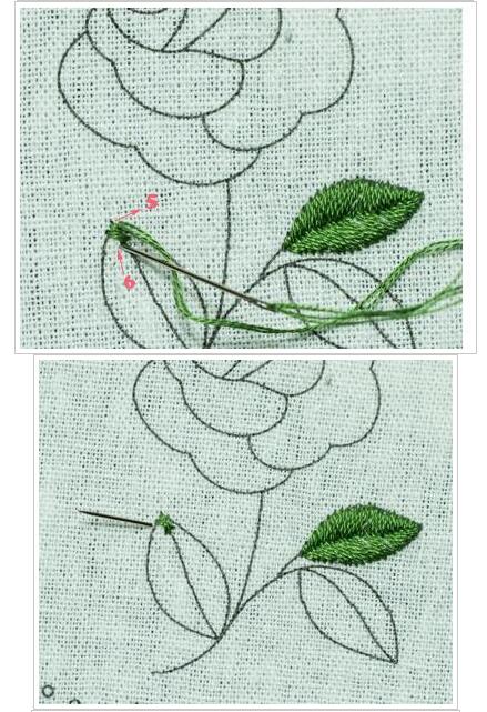 葉子(zǐ)刺繡針法教程