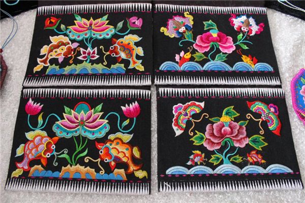 蒙古族的(de)刺繡