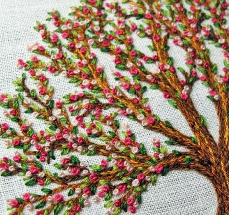 一(yī / yì ／yí)棵樹刺繡圖案