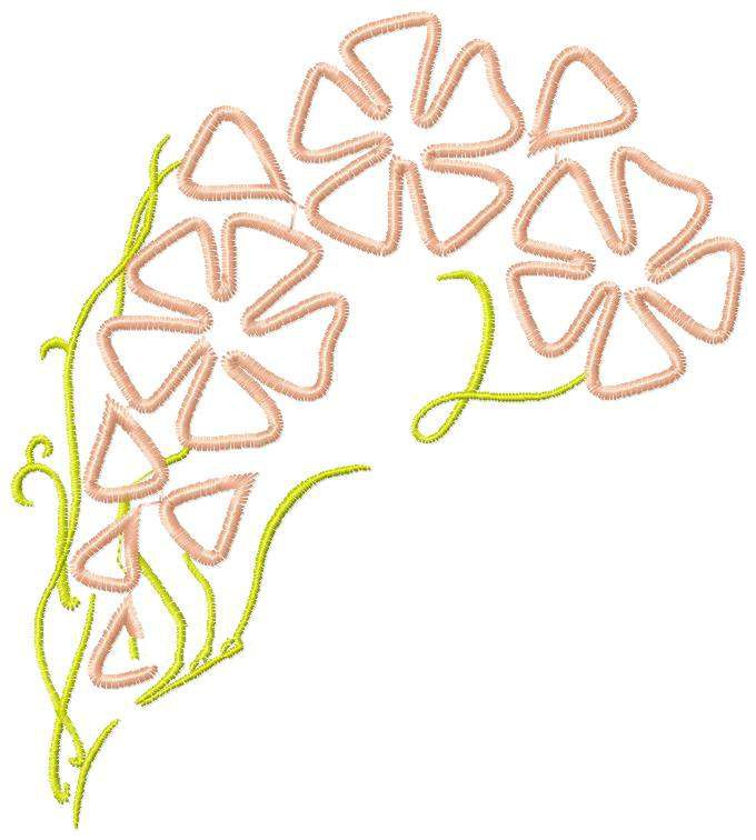 适合鞋子(zǐ)的(de)繡花圖案6485針