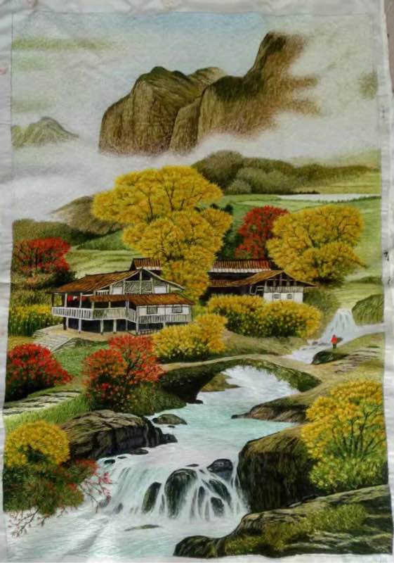 怎樣識别手工亂針繡和(hé / huò)電腦刺繡