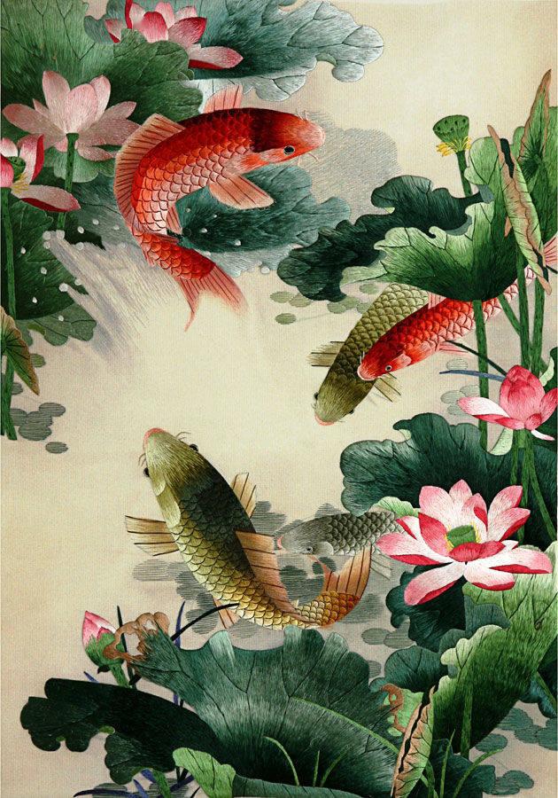 中國(guó)手工刺繡，永不(bù)過時(shí)的(de)美
