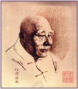 蘇繡人(rén)物肖像《葉聖陶》