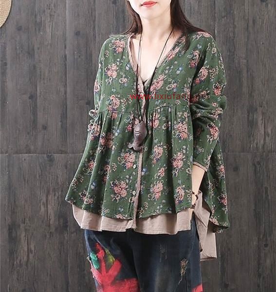 流行中國(guó)風刺繡襯衫